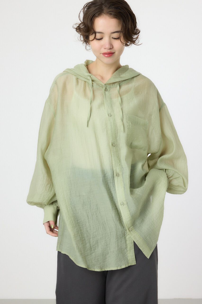 RODEO CROWNS「ワッシャーフーディーシャツ」|シャツ・ブラウス|KHA