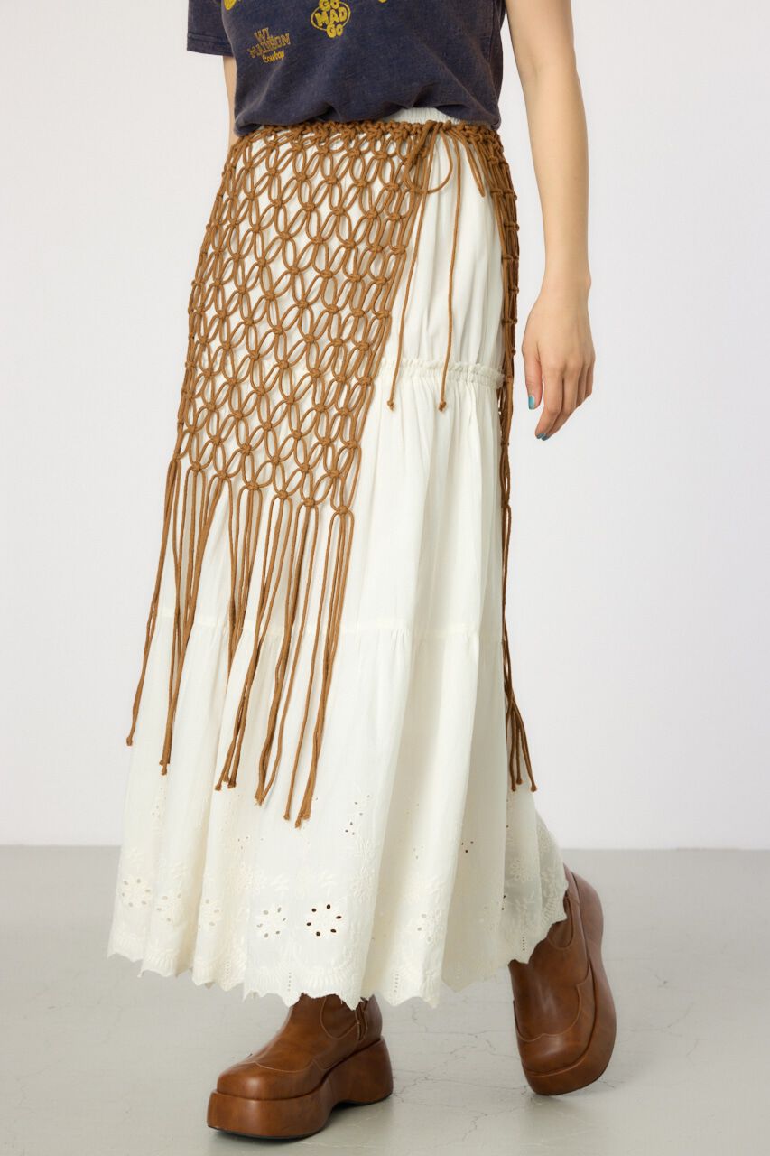 RODEO CROWNS「マクラメフリンジベルト」|ベルト|