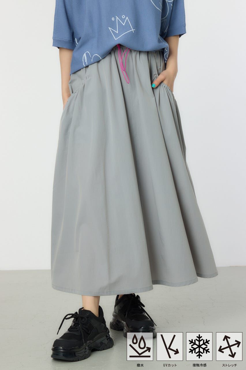 RODEO CROWNS「W/Rビッグポケットフレアスカート」|その他|L/GRY1