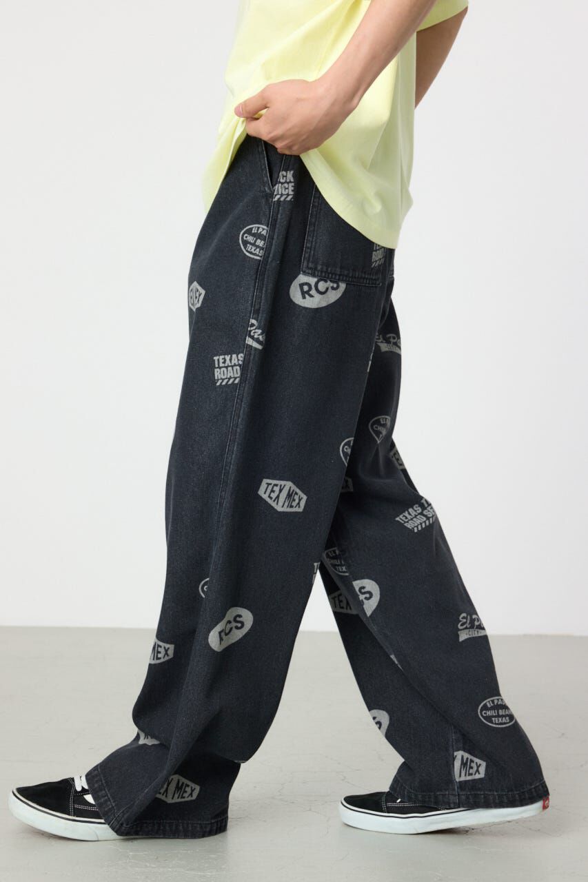 RODEO CROWNS「スタンプデニムパンツ」|デニム|