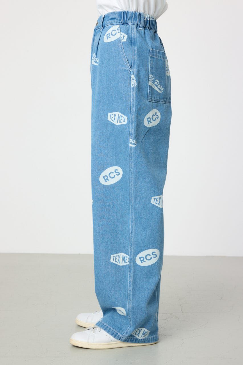 RODEO CROWNS「スタンプデニムパンツ」|デニム|