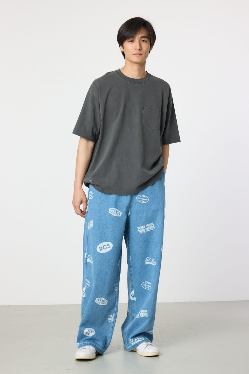RODEO CROWNS「スタンプデニムパンツ」|デニム|