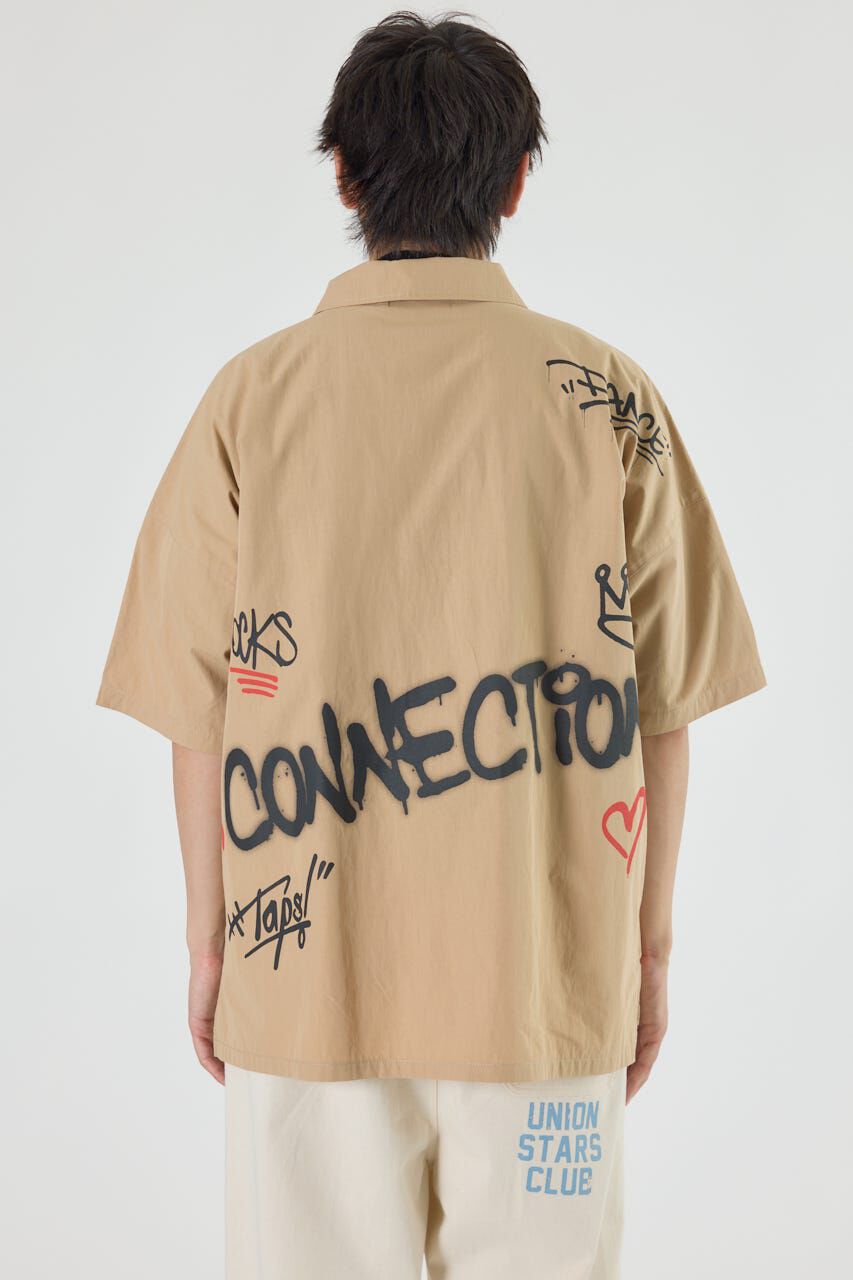 RODEO CROWNS「グラフィティーZIPシャツ」|シャツ・ブラウス|