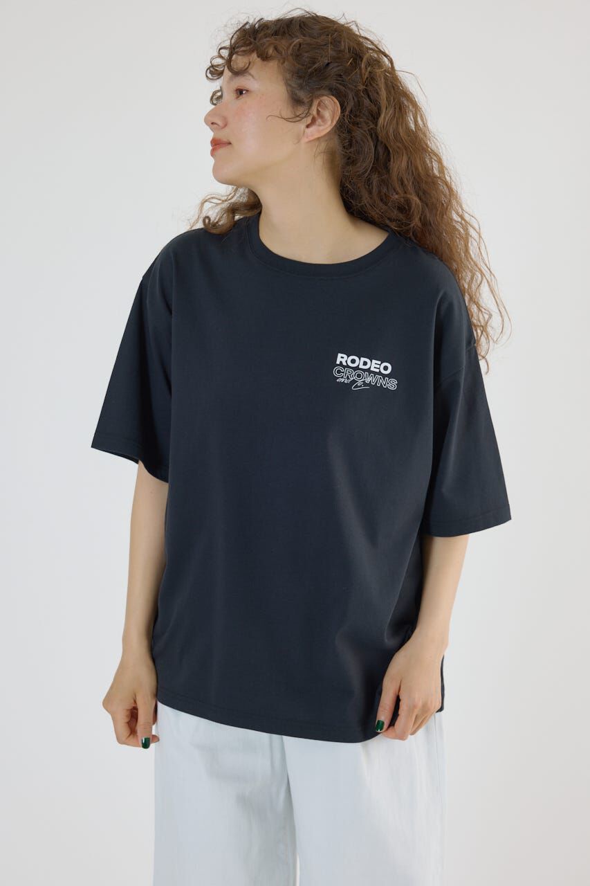 RODEO CROWNS「PALETTEロゴTシャツ」|Tシャツ・カットソー|BLK
