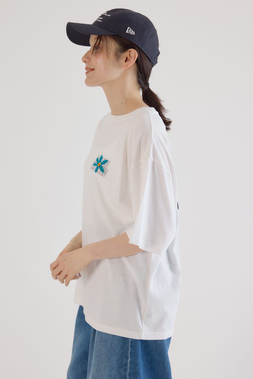 RODEO CROWNS「フラワークロスパッチTシャツ」|Tシャツ・カットソー|