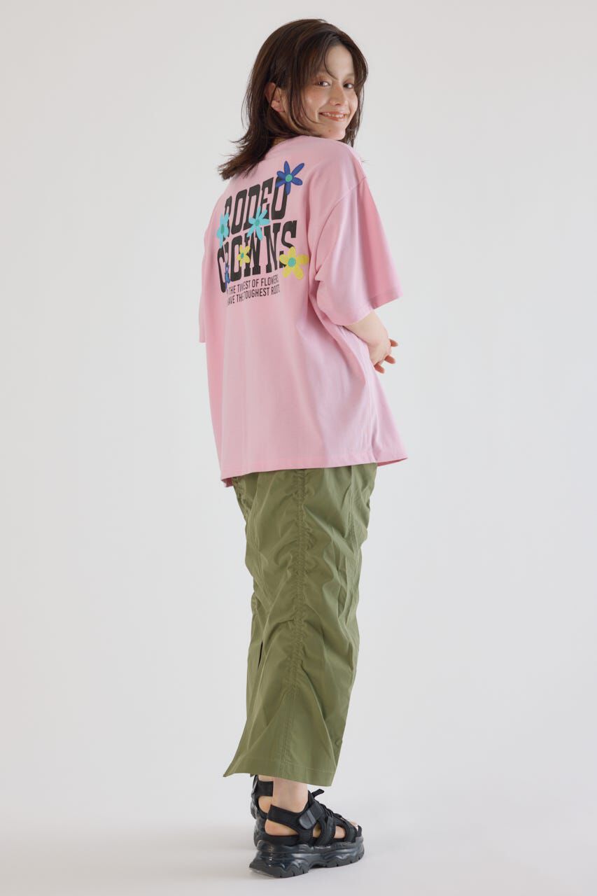 RODEO CROWNS「フラワークロスパッチTシャツ」|Tシャツ・カットソー|