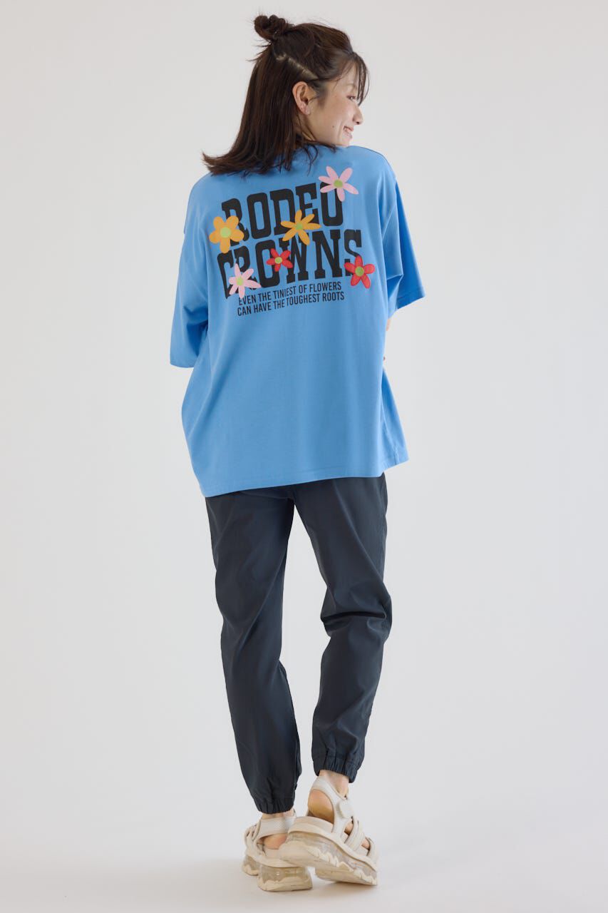 RODEO CROWNS「フラワークロスパッチTシャツ」|Tシャツ・カットソー|