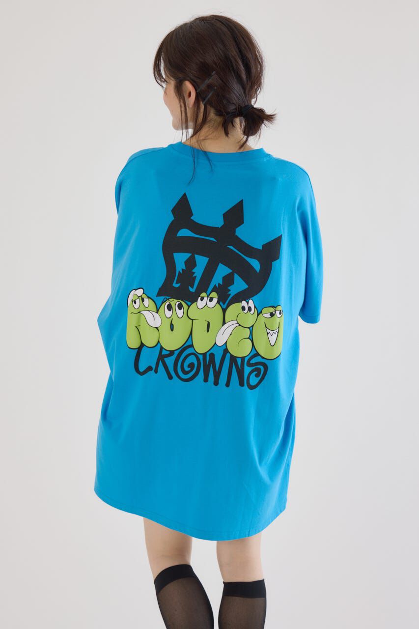 RODEO CROWNS「ストリートFace Logo Tワンピース」|ワンピース|L/BLU1
