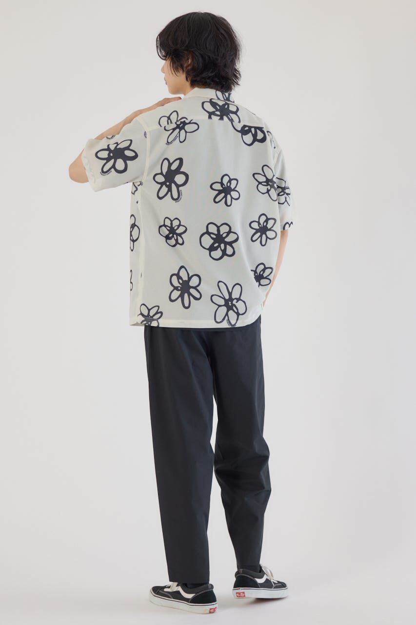 RODEO CROWNS「ポリメッシュフラワーシャツ」|シャツ・ブラウス|