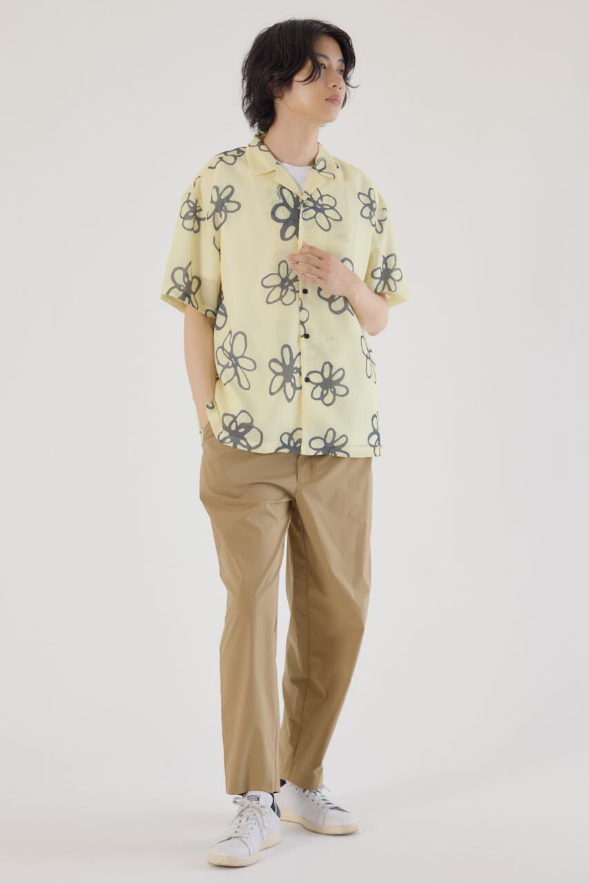 RODEO CROWNS「ポリメッシュフラワーシャツ」|シャツ・ブラウス|