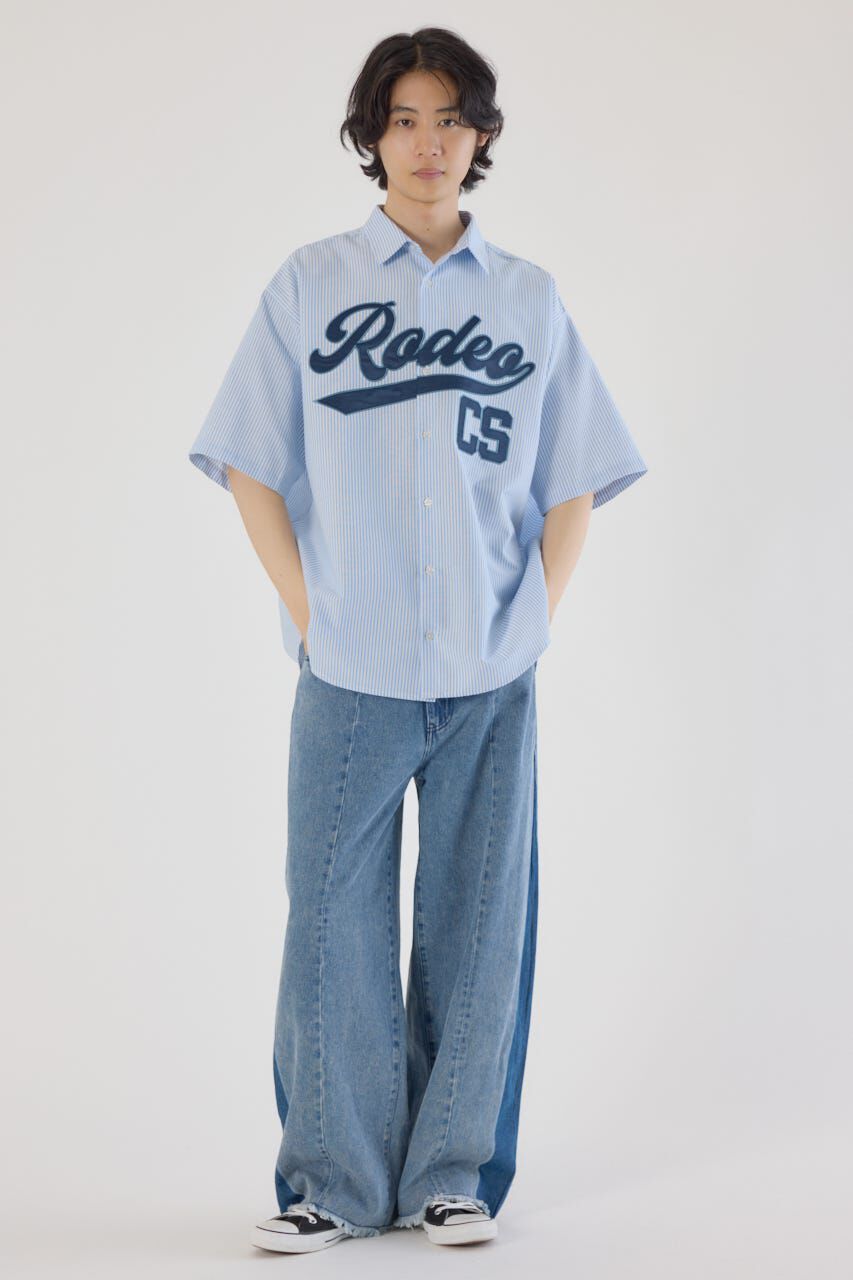 RODEO CROWNS「アップリケカレッジシャツ」|シャツ・ブラウス|