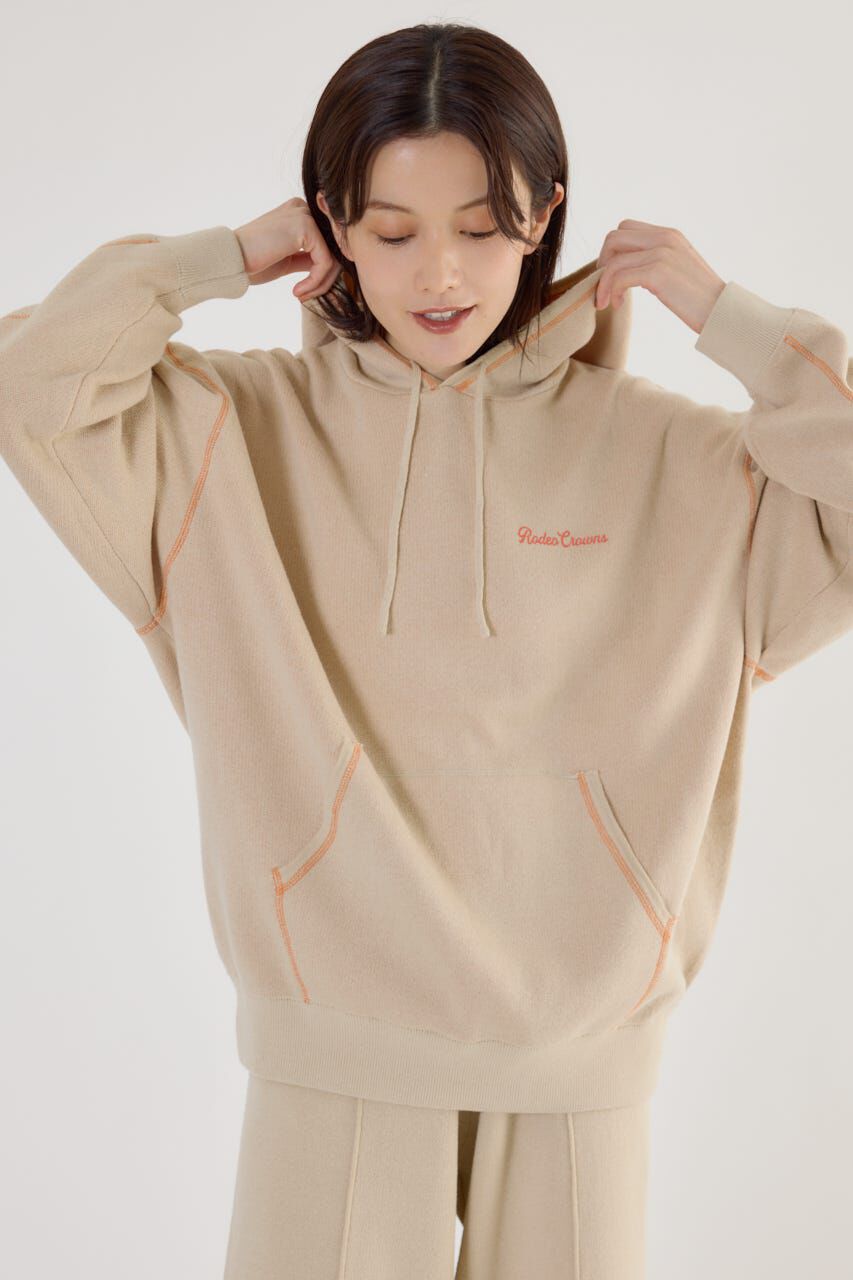 RODEO CROWNS「スウェットライクジャガードロゴフーディー」|パーカー|