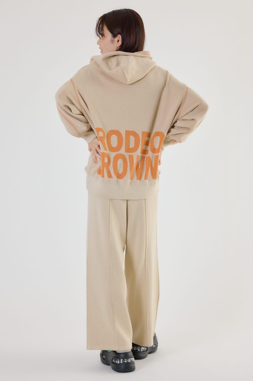 RODEO CROWNS「スウェットライクジャガードロゴフーディー」|パーカー|