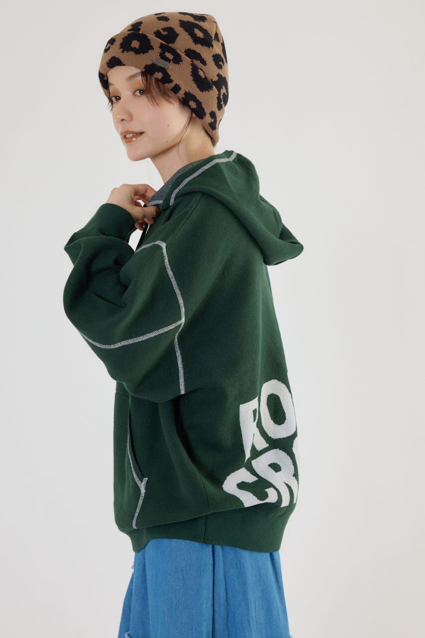 RODEO CROWNS「スウェットライクジャガードロゴフーディー」|パーカー|