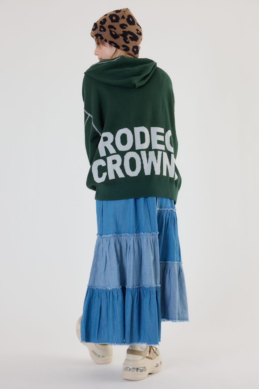 RODEO CROWNS「スウェットライクジャガードロゴフーディー」|パーカー|