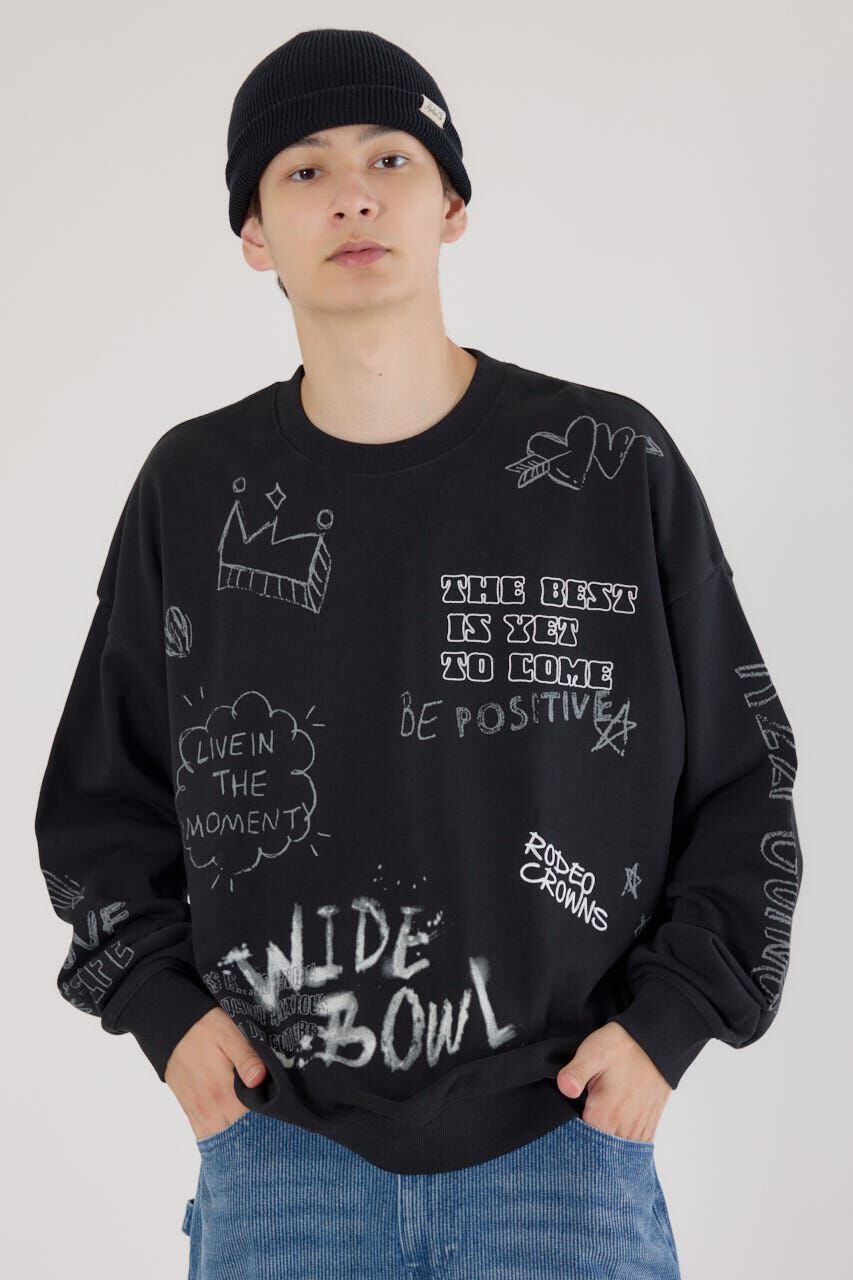 RODEO CROWNS「DRAWING スウェット」|パーカー|