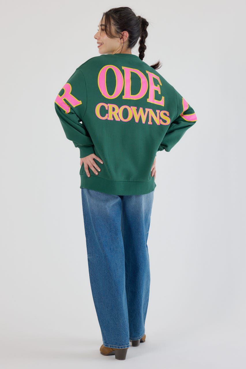 RODEO CROWNS「カラーアウトラインロゴスウェット」|パーカー|