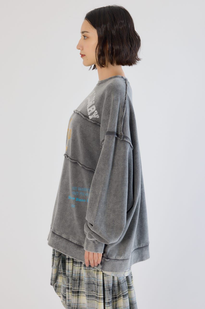 RODEO CROWNS「加工アウトシームスウェットトップス」|パーカー|