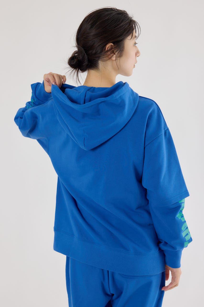 RODEO CROWNS「(THRASHER) レイヤードスウェットパーカー」|パーカー|