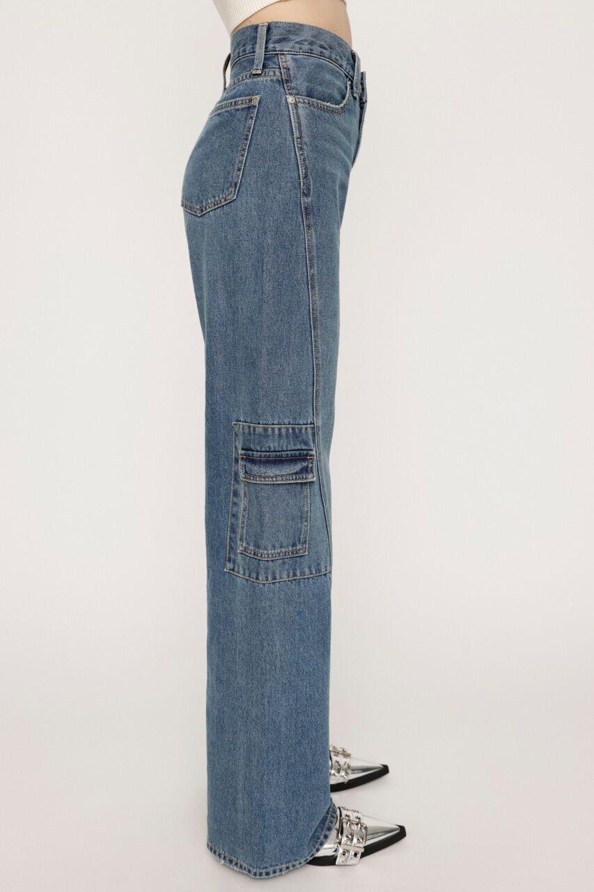 SLY「JW SLANT SEAM MID STRAIGHT-B」|デニム|