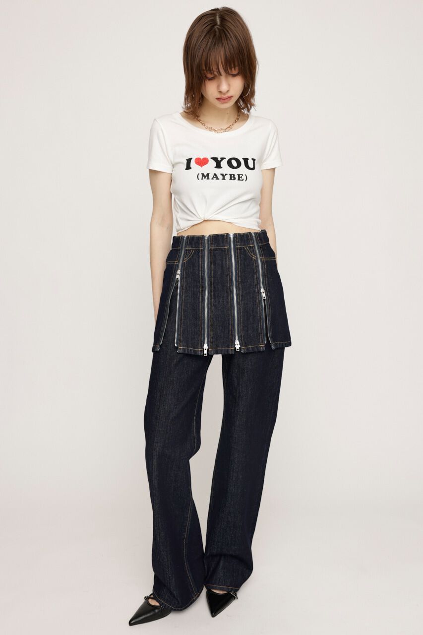 SLY「HinaYoshiharaxSLY L／W DENIM パンツ」|デニム|