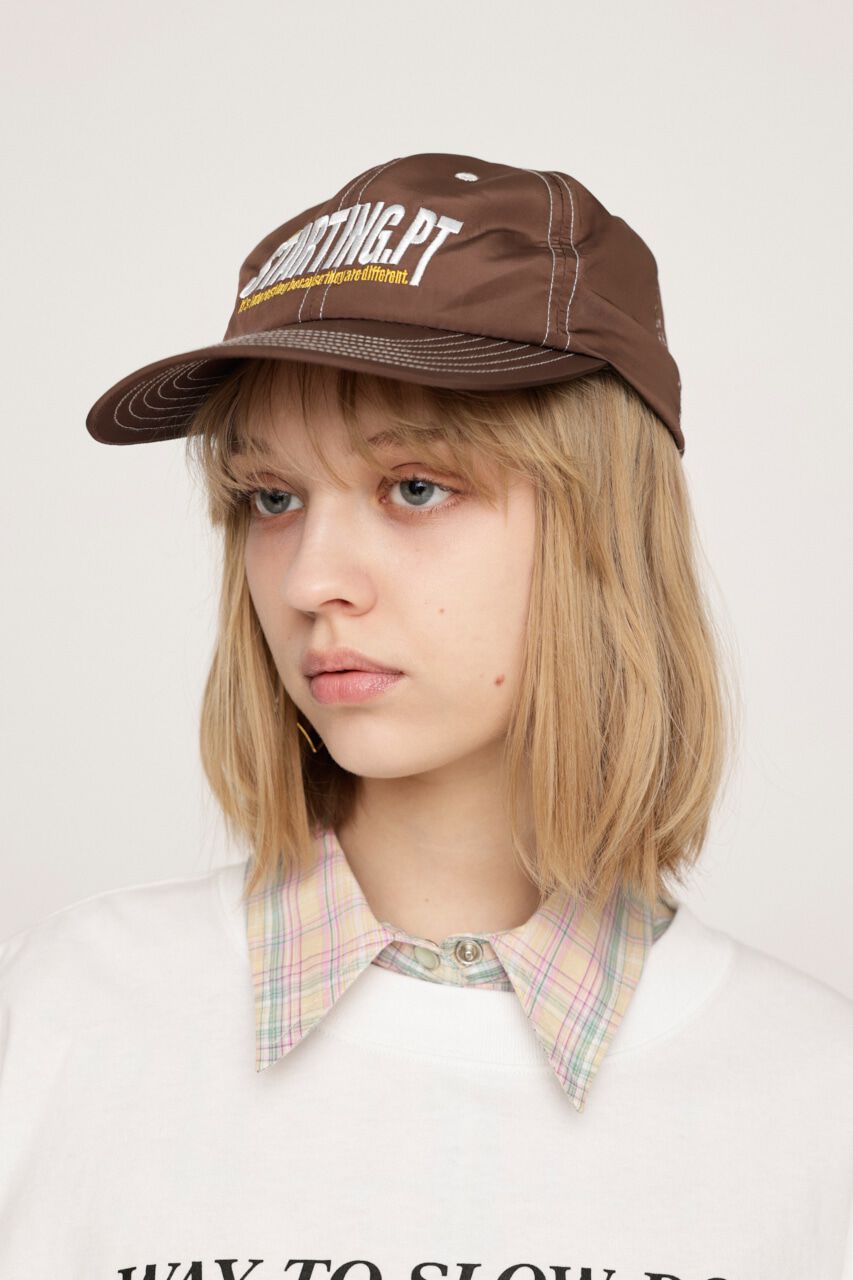 SLY「BI COLOR STITCH LOGO キャップ」|その他|