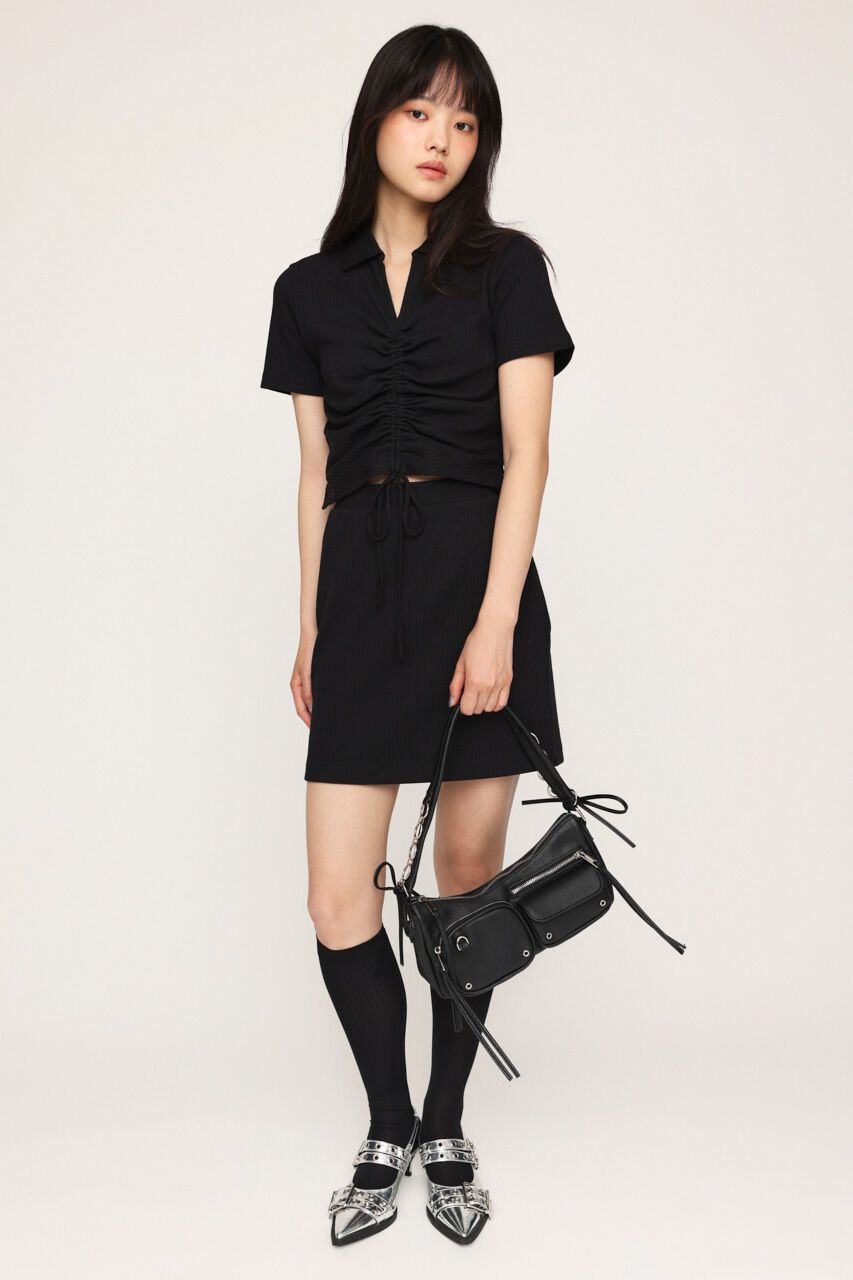 SLY「SHIRRING SKIPPER ワンピース」|ワンピース|