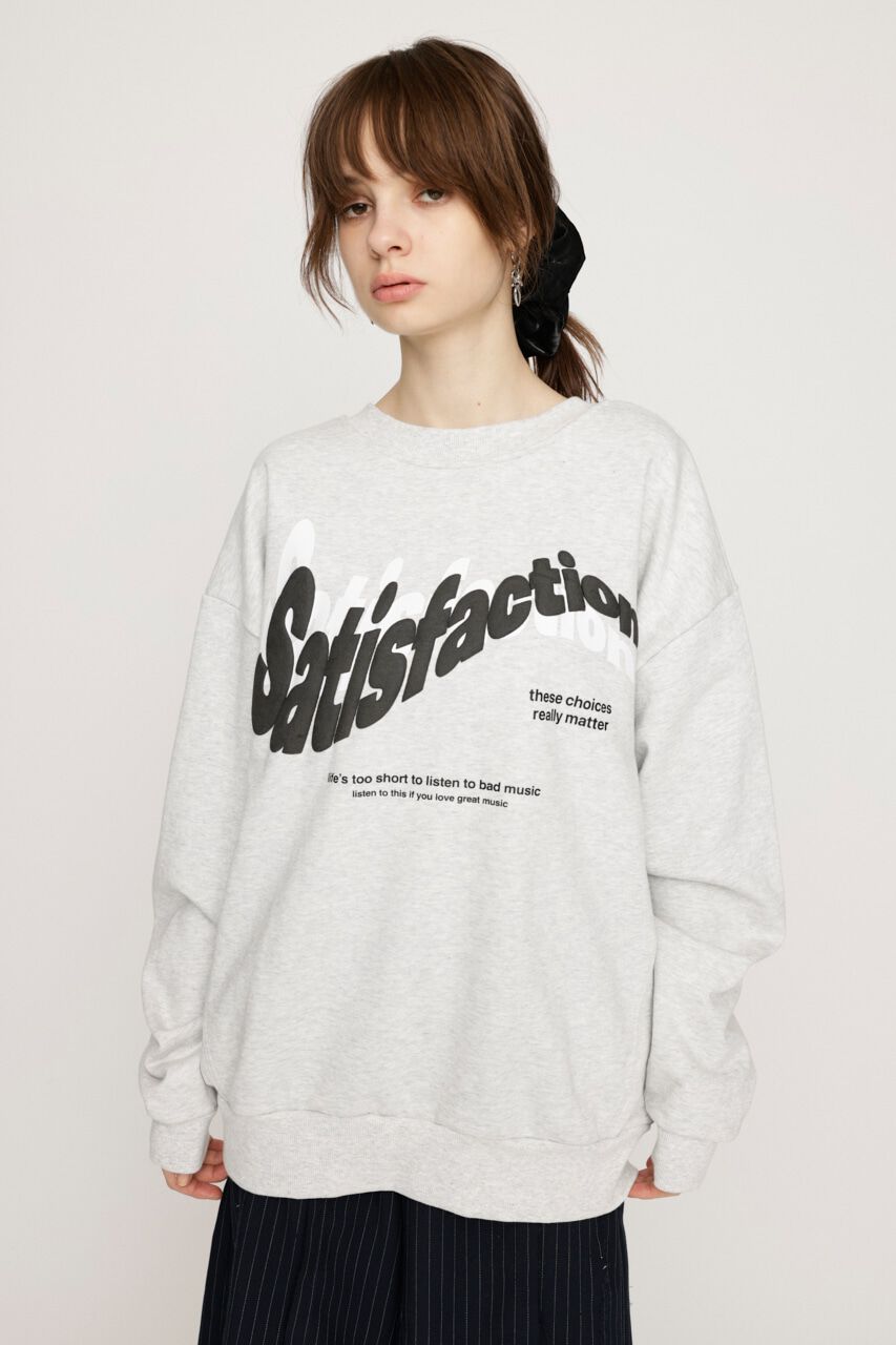 SLY「SATISFACTION 2WAY SW トップス」|Tシャツ・カットソー|T.GRY