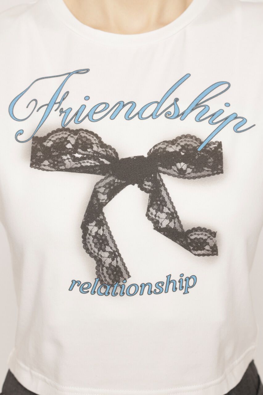 SLY「RIBBON COMPACT Tシャツ」|Tシャツ・カットソー|