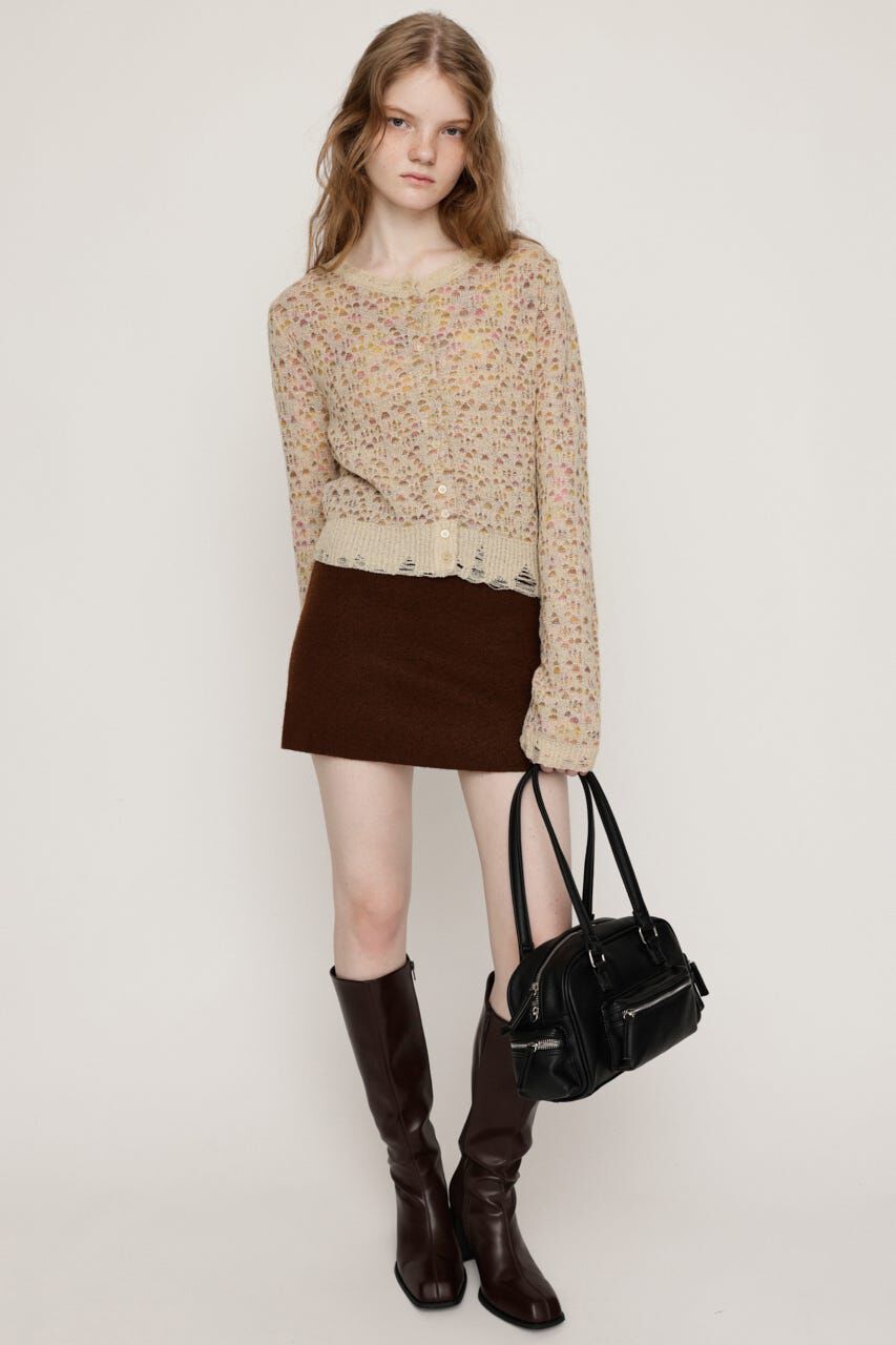 SLY「TWIN BLOOM KNIT カーディガン」|カーディガン|