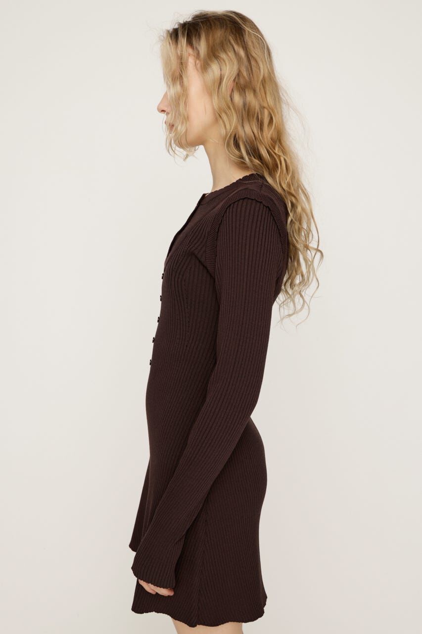 SLY「FRONT BUTTON FRILL ショートワンピース」|ワンピース|