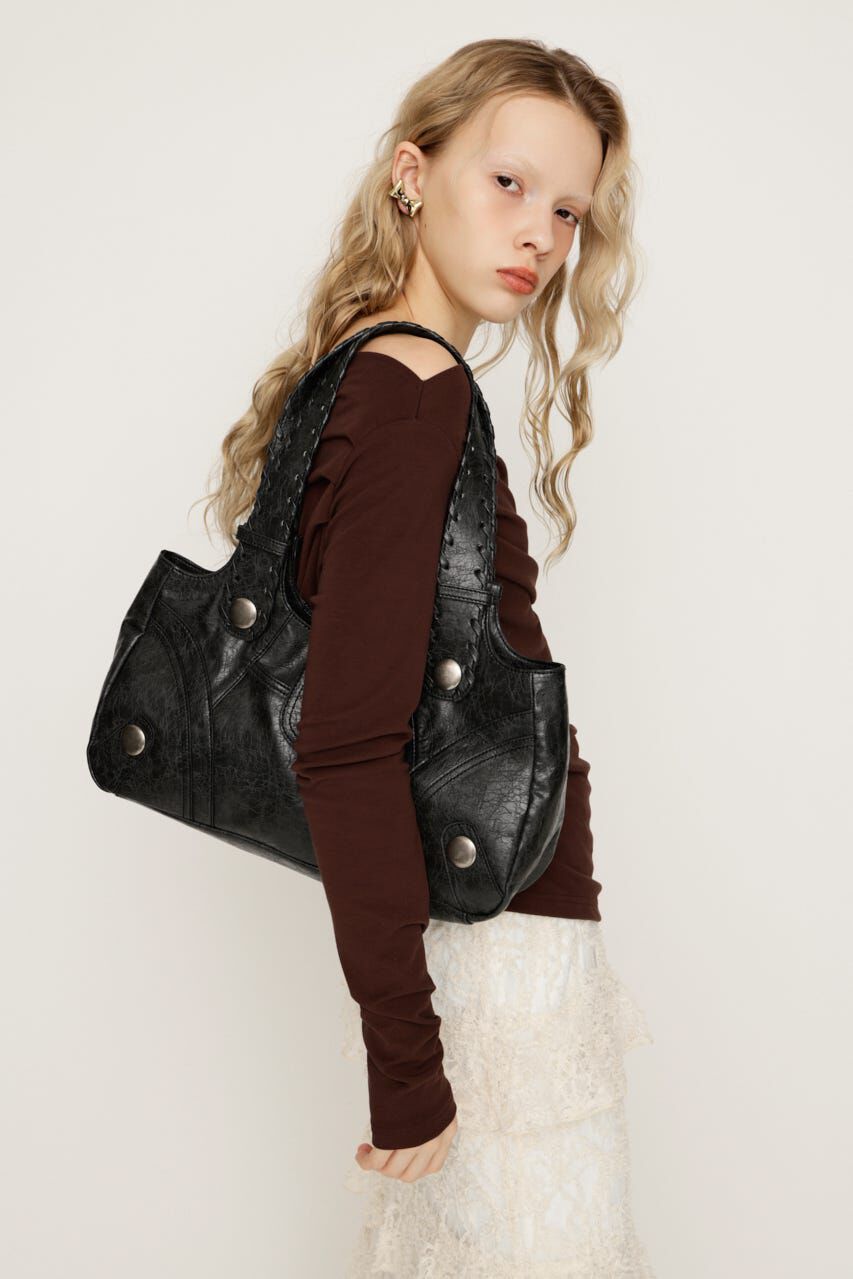 SLY「F／LEATHER STUDS バッグ」|その他|