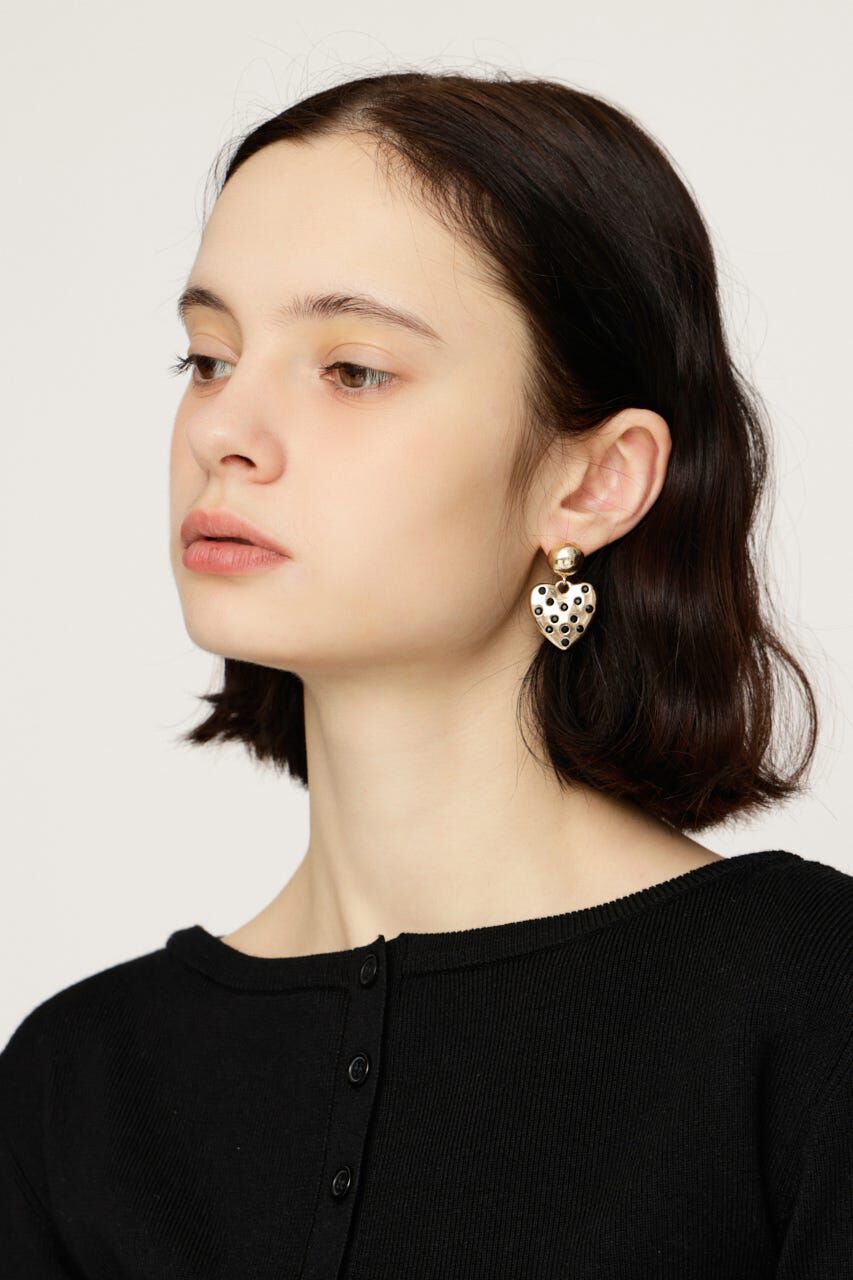 SLY「RHINESTONE HEART ピアス」|ピアス|