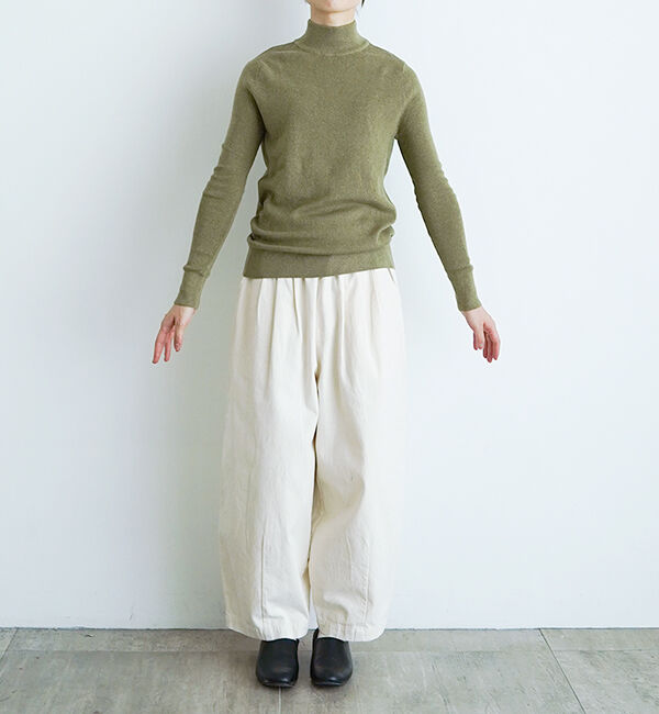 オローネ「ベーシックミドルニット」|ニット・セーター|