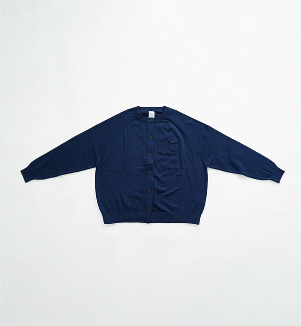 休日と詩「小さなポケットのカーディガン」|カーディガン|