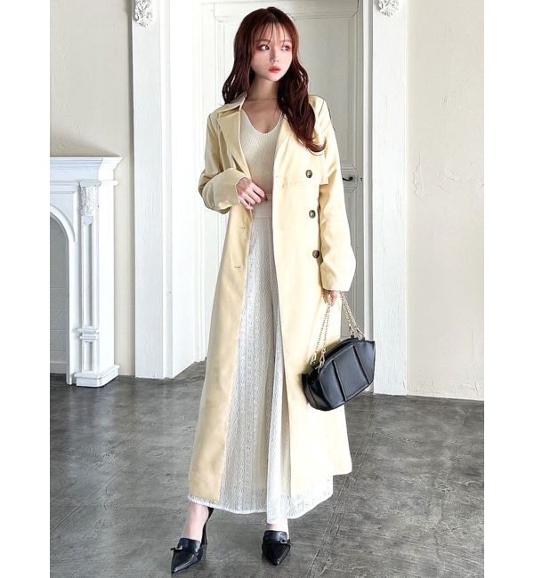 RESEXXY「レイヤードフレアトレンチコート」|トレンチコート|