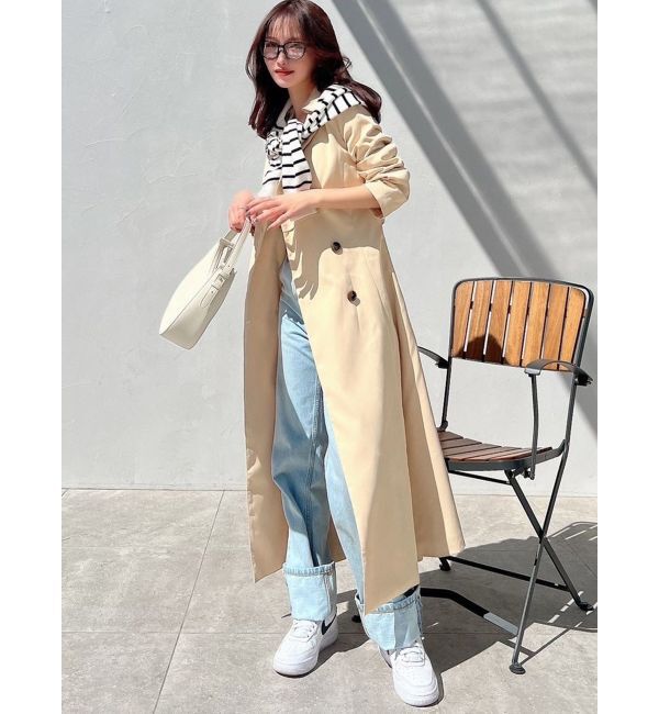 RESEXXY「レイヤードフレアトレンチコート」|トレンチコート|