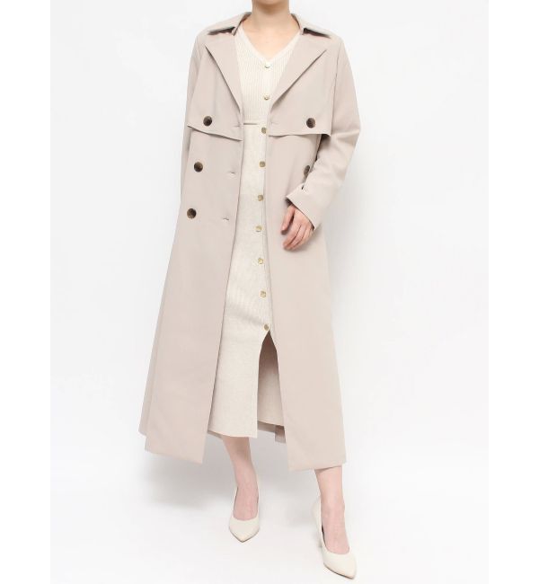 RESEXXY「レイヤードフレアトレンチコート」|トレンチコート|