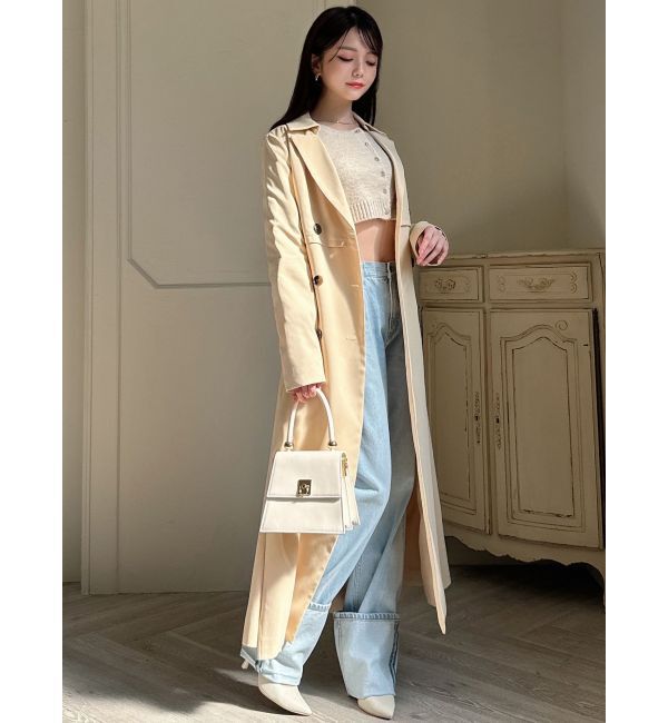 RESEXXY「レイヤードフレアトレンチコート」|トレンチコート|