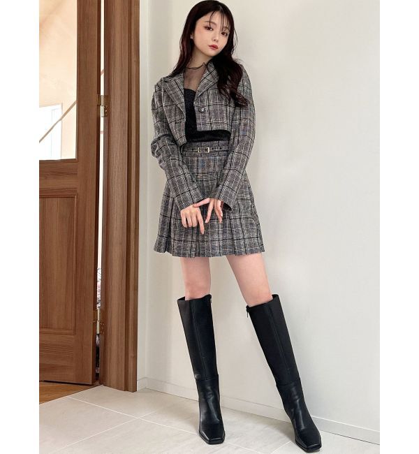 RESEXXY「スクエアトゥロングブーツ」|ロングブーツ|