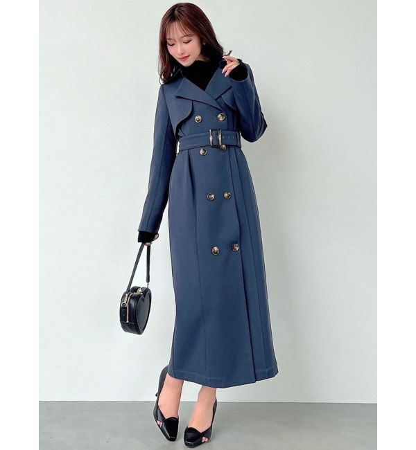 RESEXXY「Iラインテーラードコート」|チェスターコート|