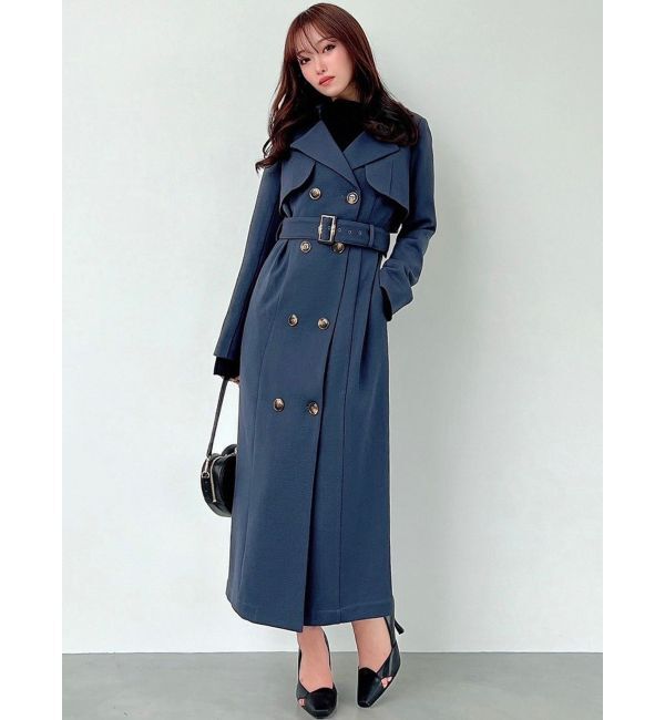 RESEXXY「Iラインテーラードコート」|チェスターコート|