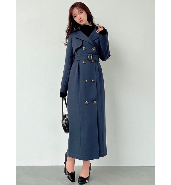 RESEXXY「Iラインテーラードコート」|チェスターコート|