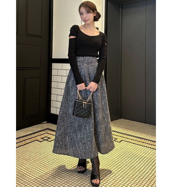 RESEXXY「ウエストタックツイードスカート」|スカート|