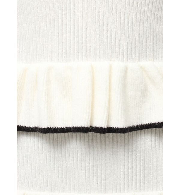 RESEXXY「フリルデザインIラインニットワンピース」|ワンピース|