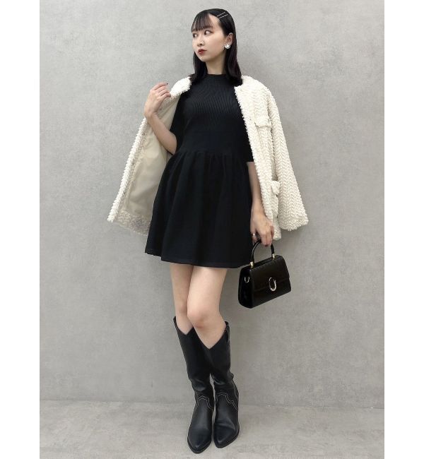 dazzlin「ホールガーメントミニワンピース」|ワンピース|