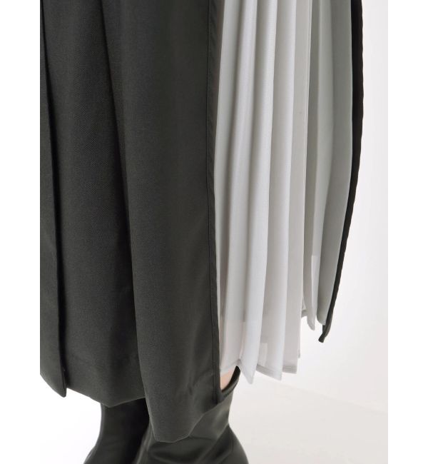 dazzlin「【新色あり】サイドプリーツテーラーワンピース」|ワンピース|