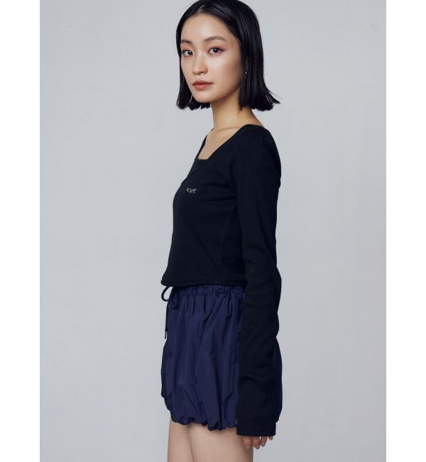 EMODA「ナイロンバルーンミニスカート」|スカート|