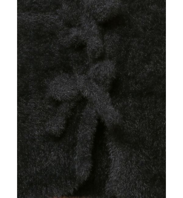 EMODA「シャギーコンパクトリボンツインセット」|ニット・セーター|