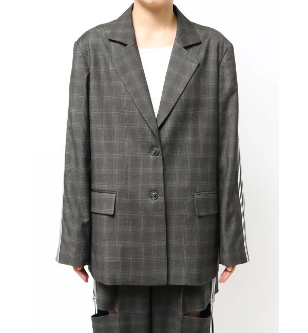 EMODA「ダブルラインスリーブオーバージャケット」|テーラードジャケット|